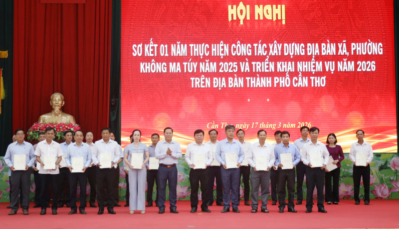 Có 25 địa phương ở Cần Thơ đạt xã, phường không ma túy -1