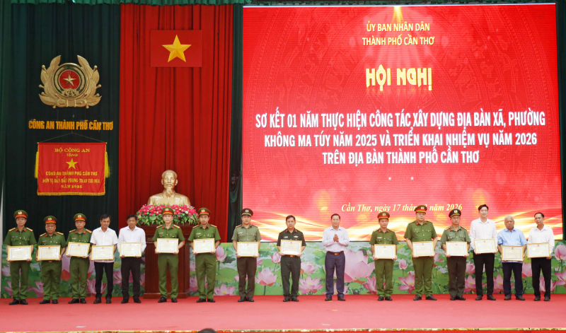 Có 25 địa phương ở Cần Thơ đạt xã, phường không ma túy -1