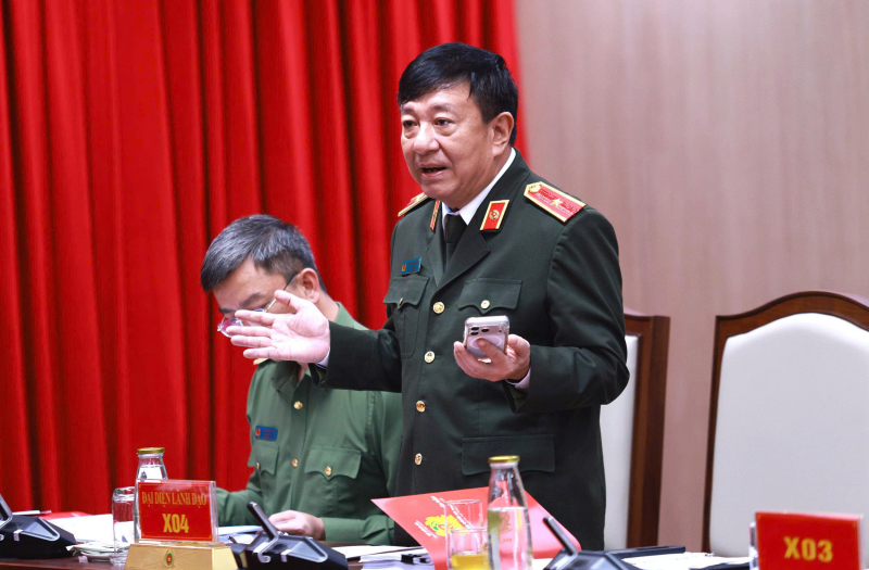 Đoàn kiểm tra, giám sát số 04 của Bộ Chính trị làm việc với Đảng bộ Công an Trung ương -0