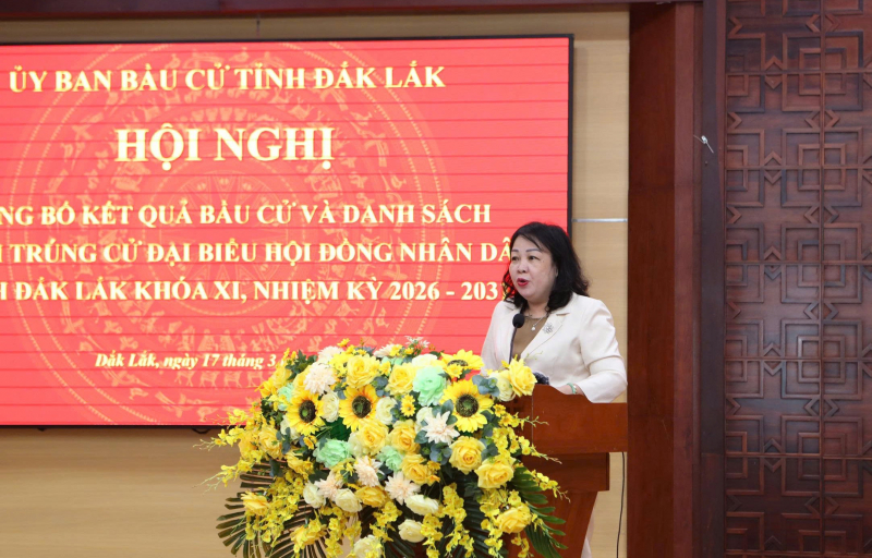 Đắk Lắk: 84 đại biểu trúng cử đại biểu HĐND tỉnh nhiệm kỳ 2026-2031 -0