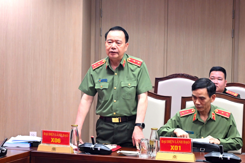 Đoàn kiểm tra, giám sát số 04 của Bộ Chính trị làm việc với Đảng bộ Công an Trung ương -0