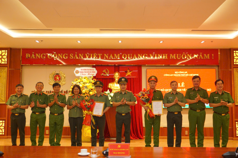Công an TP Hồ Chí Minh có Thủ trưởng Cơ quan ANĐT và Cơ quan CSĐT mới -3
