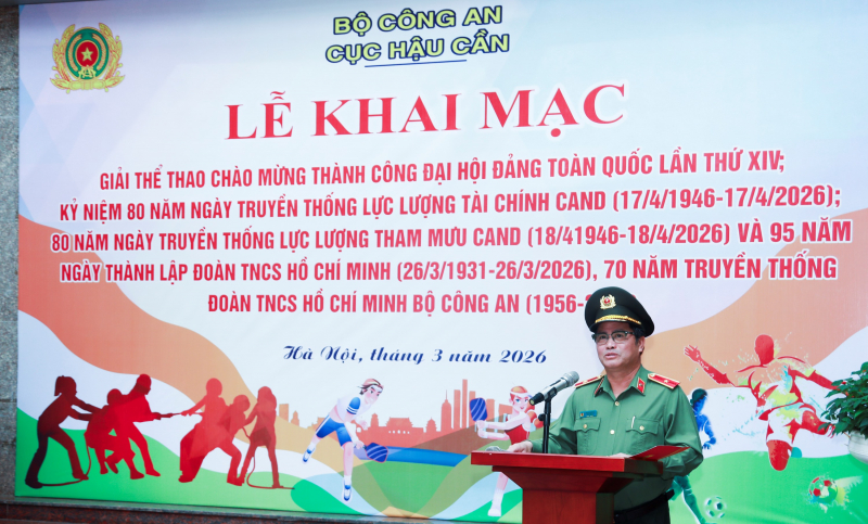 Khai mạc Giải thể thao Cục Hậu cần năm 2026 -0