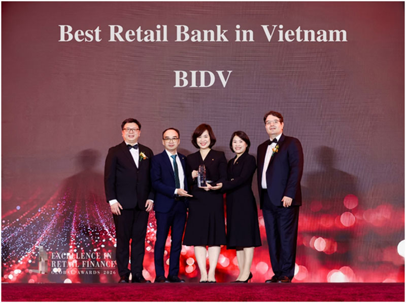 BIDV với cú đúp giải thưởng Ngân hàng Bán lẻ tốt nhất Việt Nam và Tiền gửi tốt nhất Châu Á- Thái Bình Dương -0