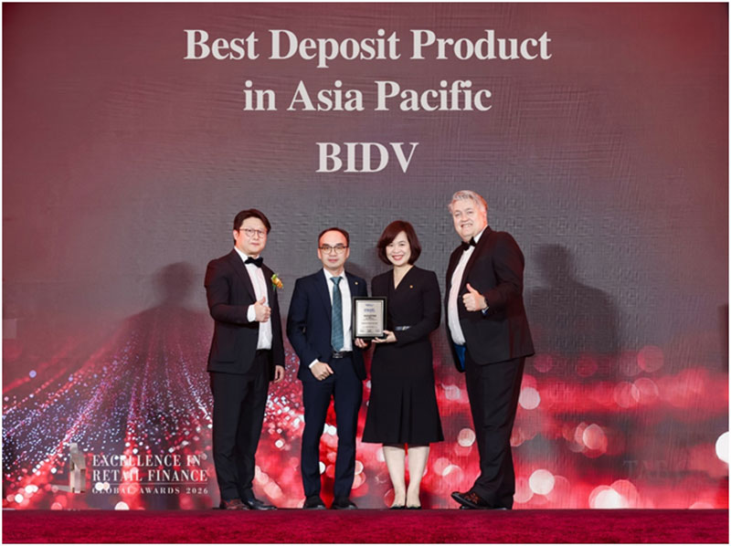 BIDV với cú đúp giải thưởng Ngân hàng Bán lẻ tốt nhất Việt Nam và Tiền gửi tốt nhất Châu Á- Thái Bình Dương -0