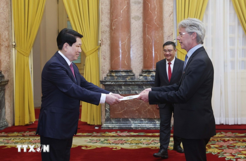 Chủ tịch nước tiếp Đại sứ Campuchia, Saudi Arabia, Dominica trình Quốc thư -0