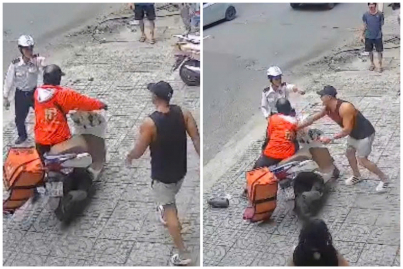 Làm rõ vụ người đàn ông đánh nữ nhân viên giao hàng  -3