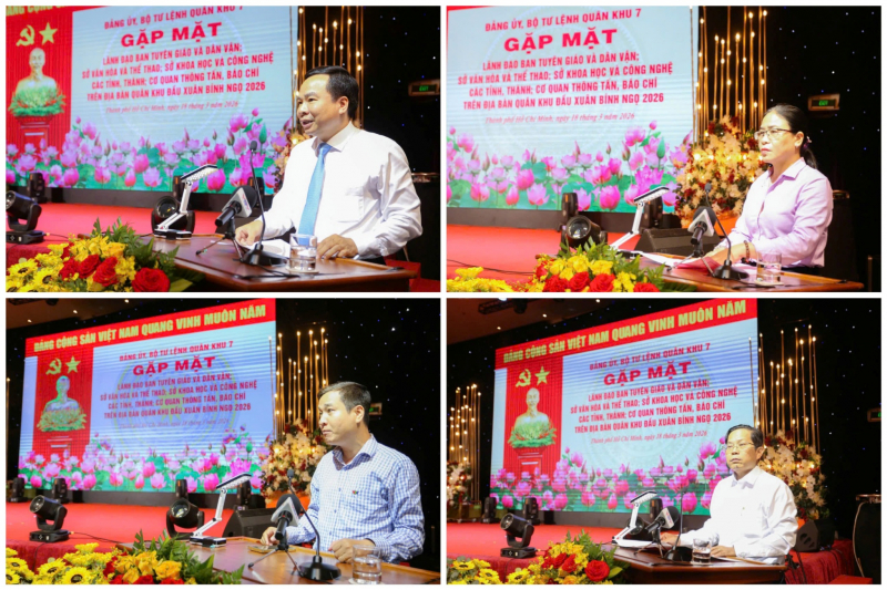 Quân khu 7 gặp mặt các cơ quan thông tấn, báo chí đầu Xuân Bính Ngọ 2026  -0