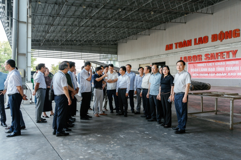 Ban Thường vụ Tỉnh ủy Thanh Hóa thăm và làm việc tại Tỉnh An Giang và Tập đoàn Sao Mai -0