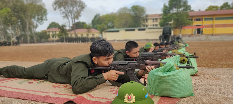 Tổ chức bắn đạn thật cho công dân thực hiện nghĩa vụ Tham gia CAND năm 2026 tại Tây Nguyên -1