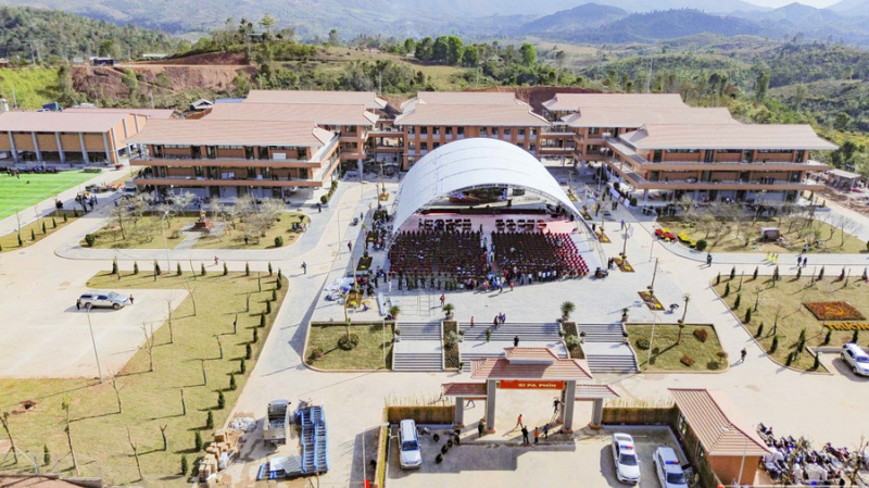 Khởi công đồng loạt 121 trường nội trú liên cấp tại các xã biên giới đất liền -0