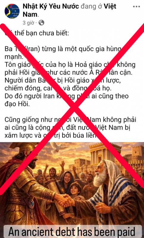 Mưu đồ lợi dụng tình hình chiến sự tại Iran để kích động chống phá -0