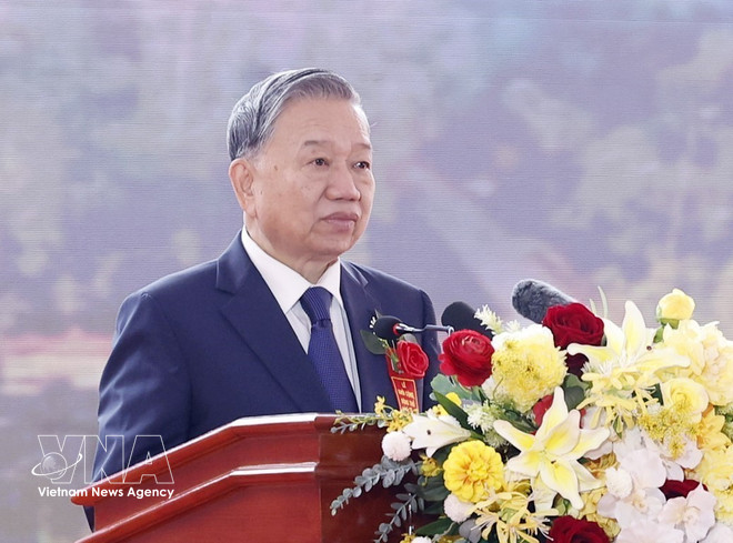 Party chief, PM attend groundbreaking ceremony for inter-level boarding schools -0