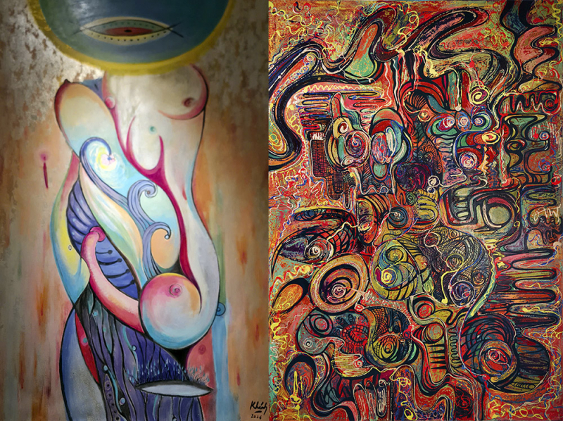 “Dòng chảy đột biến”: Cuộc đối thoại nghệ thuật của hai thế hệ -1