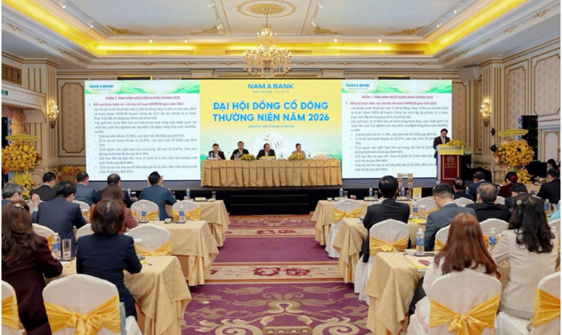 Nam A Bank tổ chức thành công Đại hội đồng cổ 2026: Sẵn sàng cho kỷ nguyên tăng trưởng mới -0