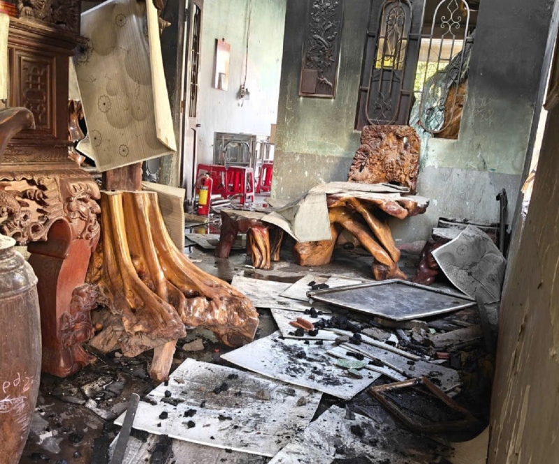 Cháy nhà cấp 4 khiến 2 em nhỏ tử vong thương tâm -0