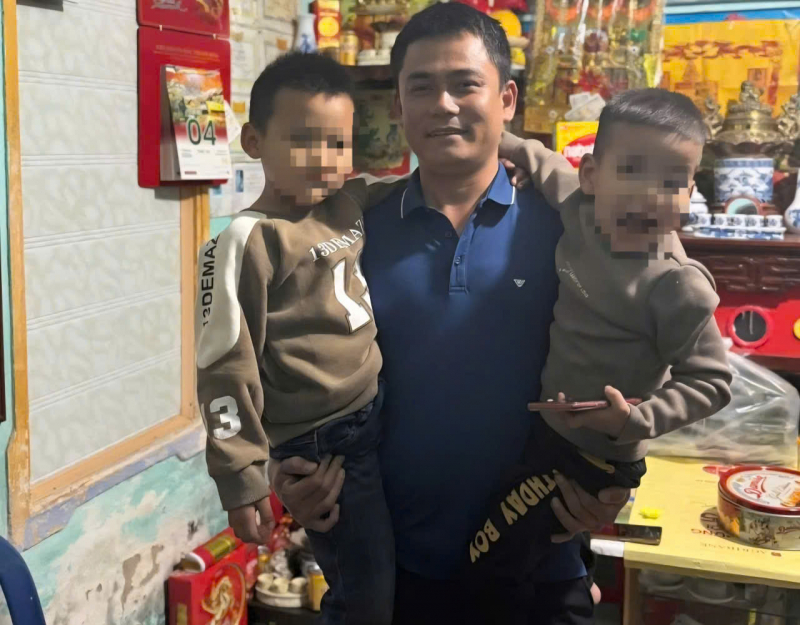 Đại úy Công an kể về thời khắc giật lại mạng sống cho 2 cháu nhỏ giữa hồ nước -0