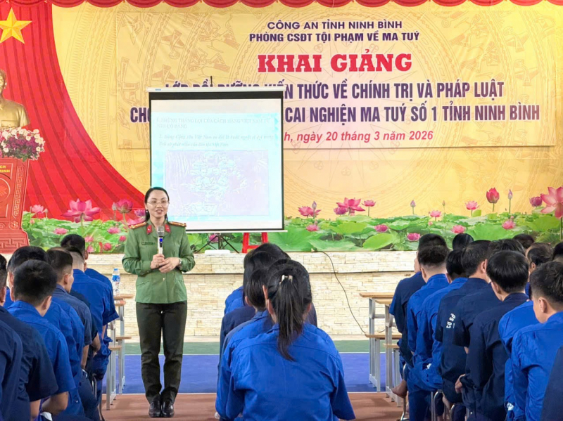 Bồi dưỡng kiến thức cho học viên cơ sở cai nghiện ma tuý -0