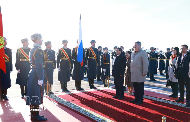 Prime Minister Pham Minh Chinh begins official visit to Russia -0