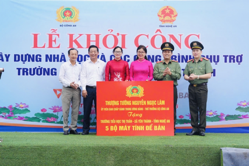 Khởi công xây dựng Trường Tiểu học xã Yên Thành -0