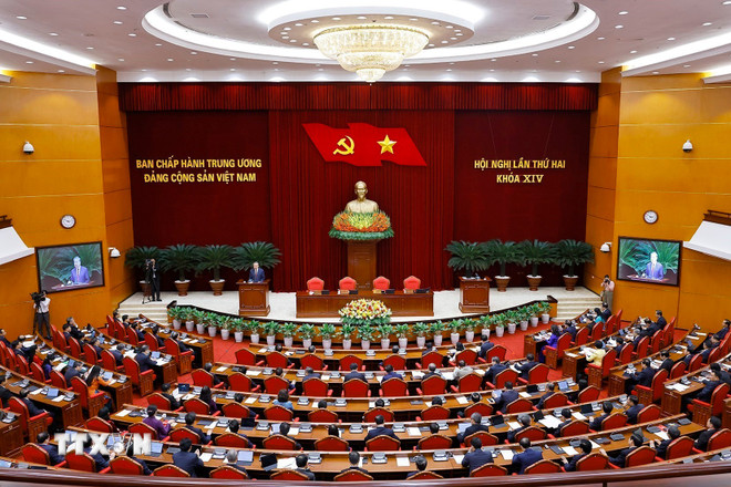 Bế mạc Hội nghị TW lần thứ 2: Thống nhất cao về những vấn đề lớn, hệ trọng -0