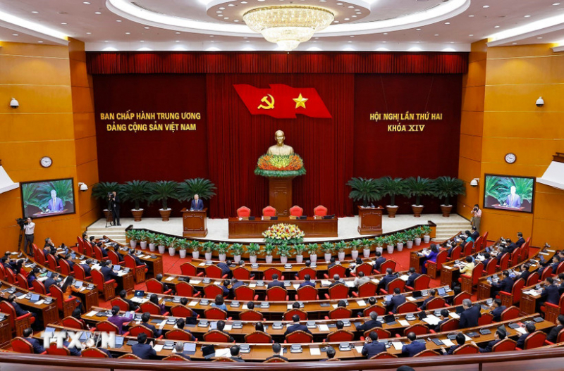 Thông báo Hội nghị lần thứ hai Ban Chấp hành Trung ương Đảng khóa XIV -0