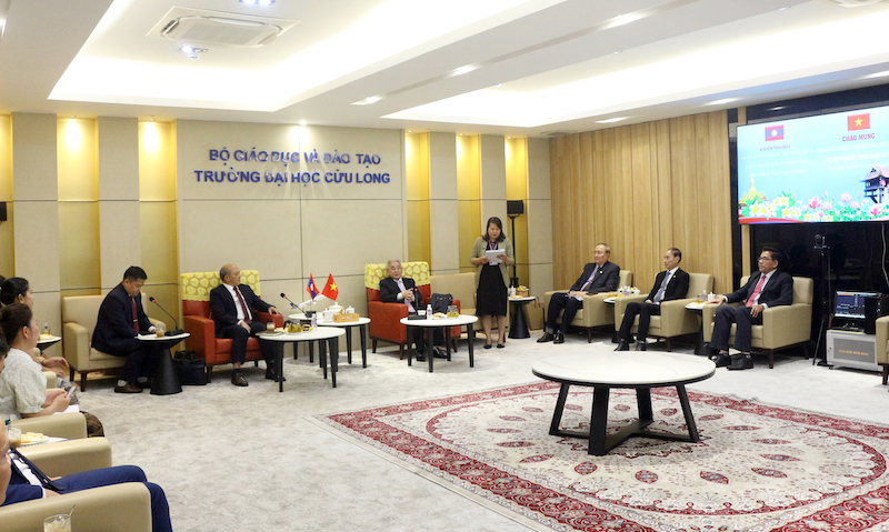 Trường Đại học Cửu Long tiếp tục hợp tác, đào tạo nguồn nhân lực cho tỉnh Champasak - Lào -0