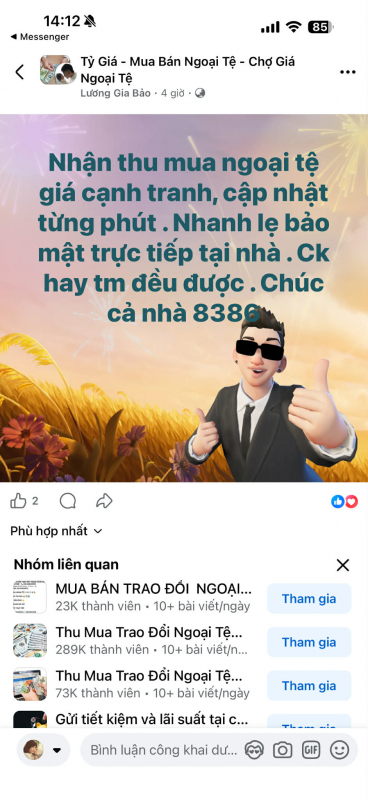 Chợ ngoại tệ “đen” và những cạm bẫy rủi ro -1