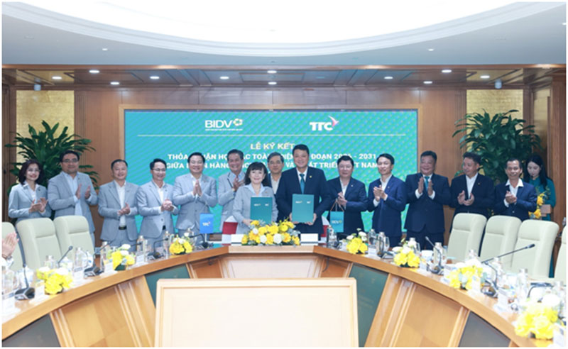 BIDV và TTC tăng cường hợp tác, thúc đẩy phát triển bền vững -0