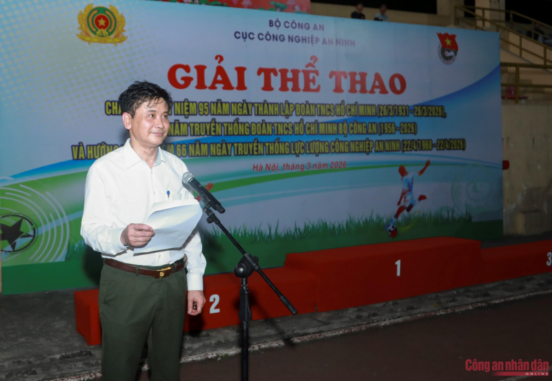 Bế mạc Giải thể thao Cục Công nghiệp an ninh -0