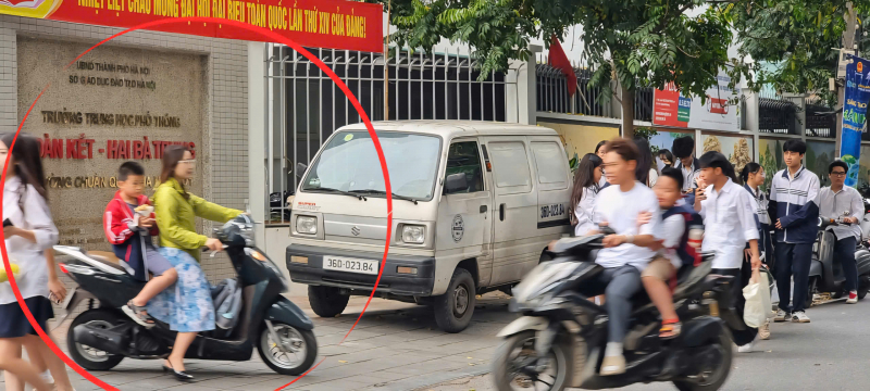 Hà Nội: Điểm trông giữ xe tự phát quanh trường học có tiếp tay cho vi phạm? -0