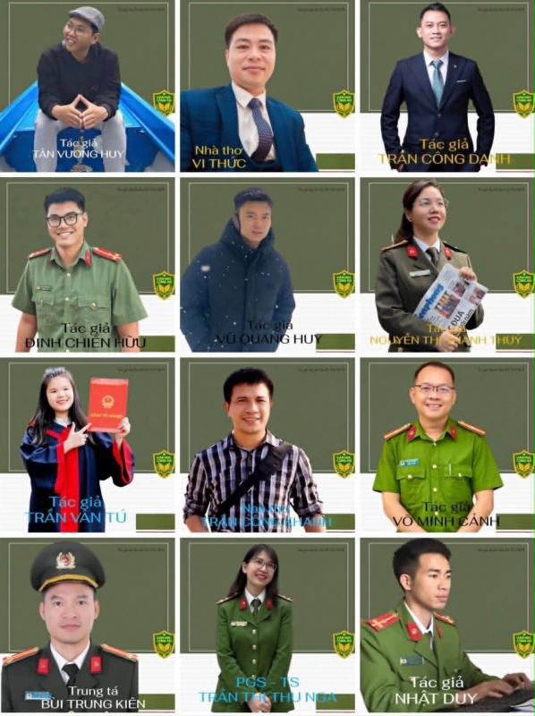 Các thi phẩm về người chiến sĩ Công an tạo điểm nhấn độc đáo cho Cuộc thi thơ “Xuân mới” -0