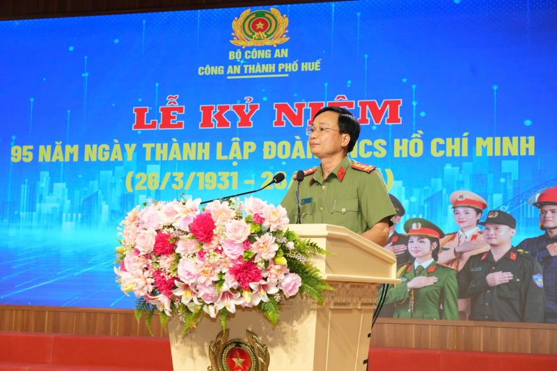 Công an TP Huế tuyên dương nhiều tập thể, cá nhân tiêu biểu trong phong trào thanh niên  -0