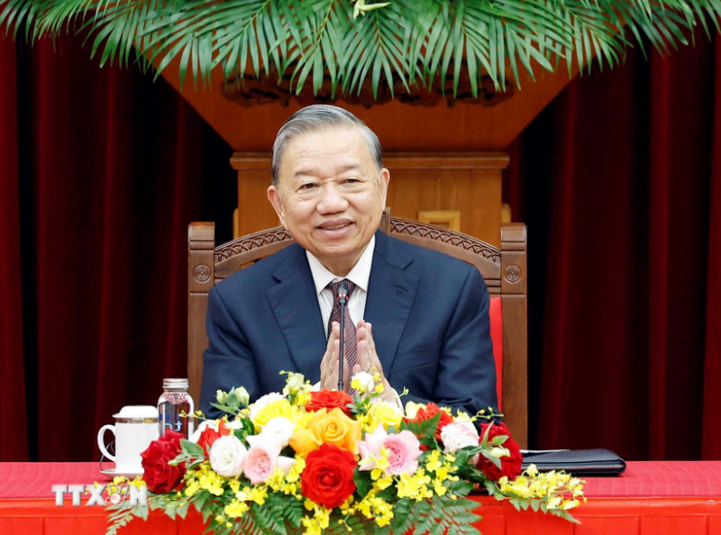 Tổng Bí thư Tô Lâm tiếp lãnh đạo của hơn 40 tập đoàn, doanh nghiệp quốc tế -0