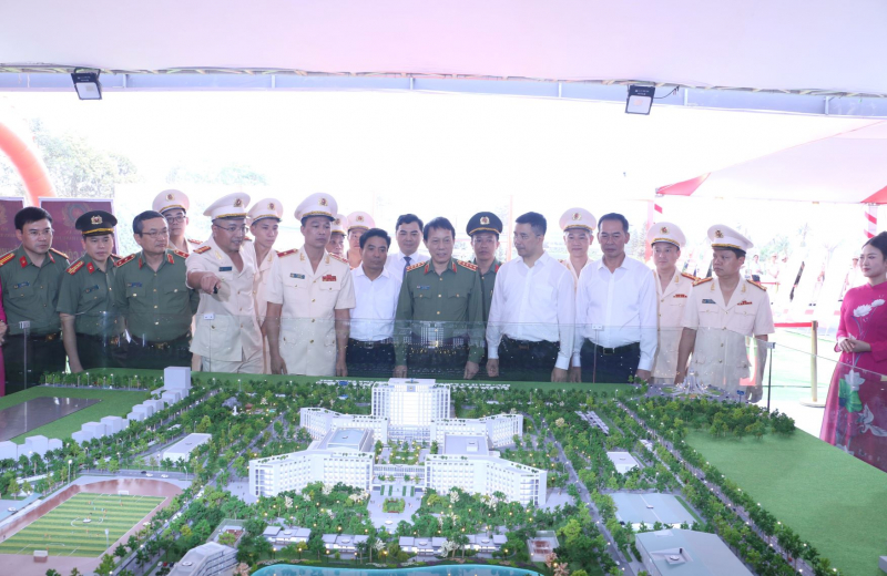 Doanh trại mới Công an tỉnh Thanh Hóa - Bước tiến chiến lược hướng tới hiện đại hóa lực lượng -0