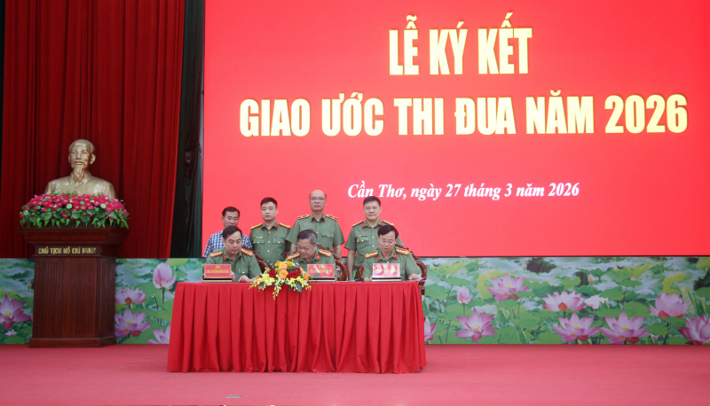 Cụm thi đua số 2 - Bộ Công an ký kết giao ước thi đua “Vì an ninh Tổ quốc” năm 2026 -0