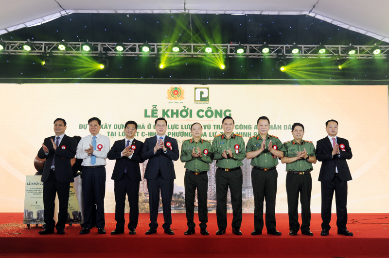 Khởi công Dự án xây dựng nhà ở cho lực lượng vũ trang Công an nhân dân tại Ninh Bình -0