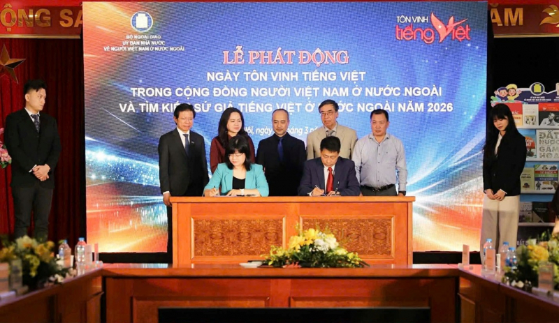 Nhà xuất bản Giáo dục Việt Nam và Đài truyền hình Việt Nam hợp tác, mở rộng hành trình đưa tiếng Việt ra thế giới -0