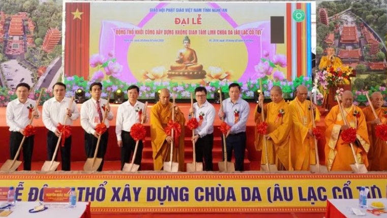 Khởi công xây dựng Chùa Da ở Nghệ An, nơi thờ tự hơn 500 nhà báo-liệt sĩ -0