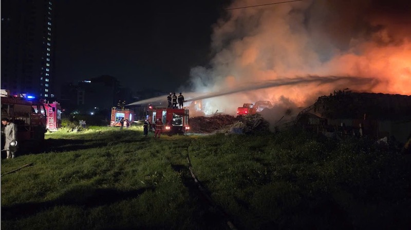 Công an Hà Nội thông tin về đám cháy làm 1 nạn nhân tử vong tại xưởng gỗ -0