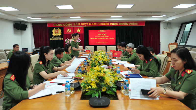 Xây dựng Cụm thi đua số 1 là Lá cờ đầu trong phong trào thi đua của Bộ Công an -0