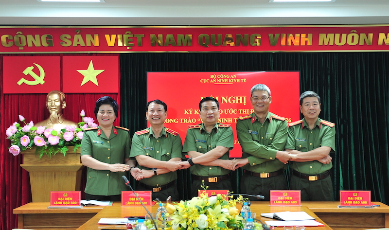 Xây dựng Cụm thi đua số 1 là Lá cờ đầu trong phong trào thi đua của Bộ Công an -0