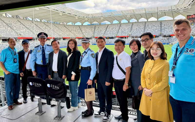 Hiệp hội Thể thao CAND Việt Nam trao đổi kinh nghiệm bảo đảm an ninh sự kiện thể thao lớn -0