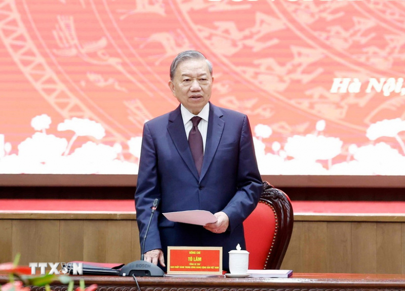 Tổng Bí thư Tô Lâm: Ban Thường vụ Thành ủy Hà Nội cần tiếp tục phát huy cao độ tinh thần làm việc quyết liệt -0