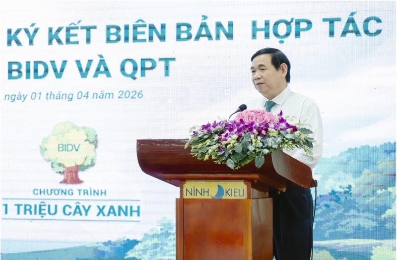 BIDV và QPT hợp tác trồng 240.000 cây xanh tại Đồng bằng sông Cửu Long -0