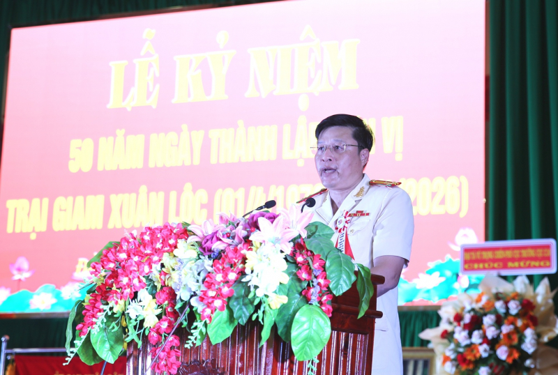 Trại giam Xuân Lộc kỷ niệm 50 năm Ngày thành lập đơn vị -0