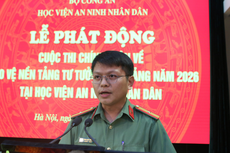 Phát động Cuộc thi chính luận bảo vệ nền tảng tư tưởng của Đảng năm 2026 -0