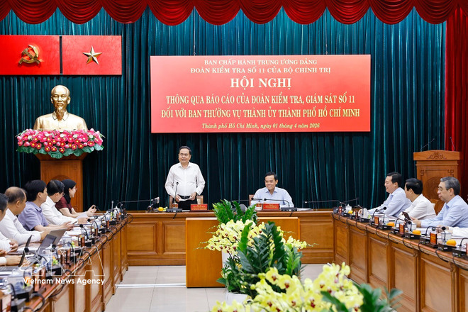 Inspection, supervision report of Ho Chi Minh City Party Committee’s Standing Board approved -0