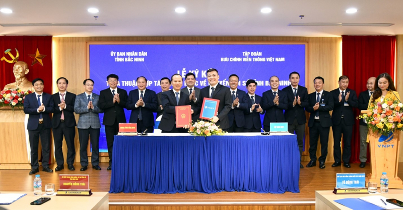 VNPT và Bắc Ninh tăng tốc chuyển đổi số, hướng tới đô thị thông minh -0