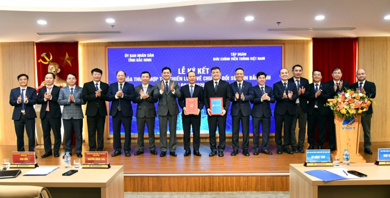 VNPT và Bắc Ninh tăng tốc chuyển đổi số, hướng tới đô thị thông minh -0
